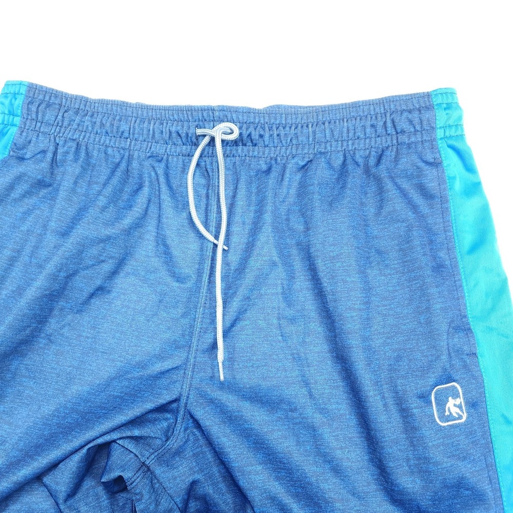 AND1 Blue Colorblock Track Pants Mens XL Elastic Waist Basketball Training